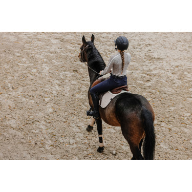 T-shirt Equithème Originals Mélodie Talpa Marrone