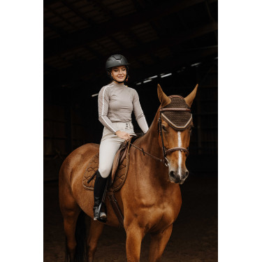 T-shirt Equithème Originals Mélodie Talpa Marrone