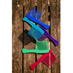 Pettine a denti grandi in PVC HIPPOTONIC - Soft Nero