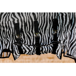 Camicia Riding World Belly Mesh Nero / bianco motivo zebra Motivi