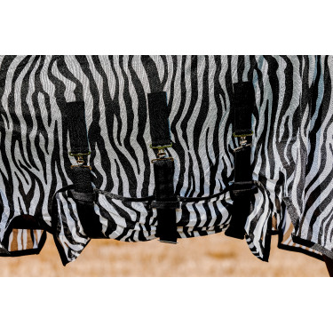 Camicia Riding World Belly Mesh Nero / bianco motivo zebra Motivi