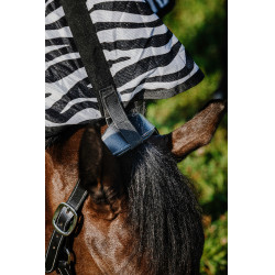 Camicia Riding World Belly Mesh Combo Nero / bianco motivo zebra Motivi