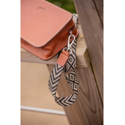 Borsa a tracolla Pénélope Lizzie Cognac Marrone