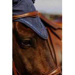 Cuffia antimosche Ti amo Equithème Origine Blu navy