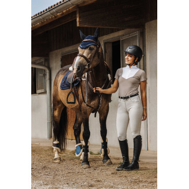 Polo Equithème Tokyo Talpa Marrone Polo Equithème Tokyo Talpa Marrone
