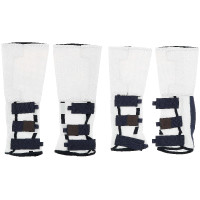 Paragambe anti-mosche Equithème Pro confezione da 4 Bianco