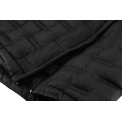 Giacca lunga trapuntata senza cuciture Je t’aime Equithème Navina donna Nero