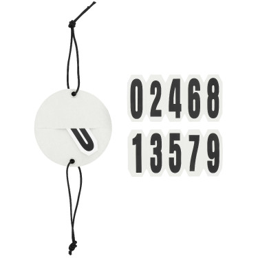 Numero di gara per testiera Equithème Glitter Argentato Argento