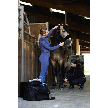 Pochette Je t'aime Equithème + Portamonete Nero