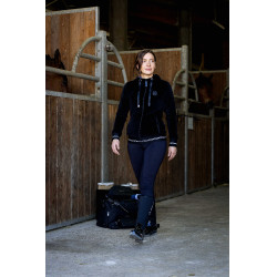 Pochette Je t'aime Equithème + Portamonete Nero