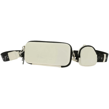 Pochette Je t'aime Equithème + Portamonete Ecrù Bianco Pochette Je t'aime Equithème + Portamonete Ecrù Bianco