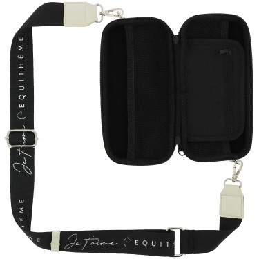 Pochette Je t'aime Equithème + Portamonete Ecrù Bianco Pochette Je t'aime Equithème + Portamonete Ecrù Bianco