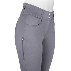 Pantaloni Equithème Mila da donna Grigio