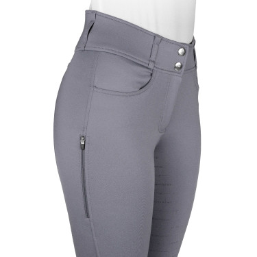 Pantaloni Equithème Mila da donna Grigio