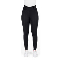 Leggings con fondo in silicone Equithème Alizé donna Nero