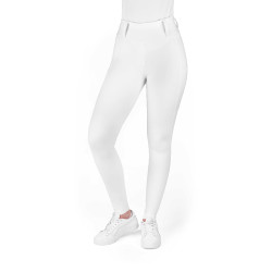 Leggings con fondo in silicone Equithème Alizé donna Bianco Leggings con fondo in silicone Equithème Alizé donna Bianco