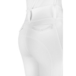 Leggings con fondo in silicone Equithème Alizé donna Bianco Leggings con fondo in silicone Equithème Alizé donna Bianco