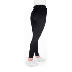Leggings con fondo in silicone Equithème Alizé donna Nero