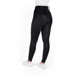 Leggings con fondo in silicone Equithème Alizé donna Nero
