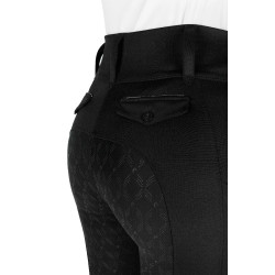 Leggings con fondo in silicone Equithème Alizé donna Nero