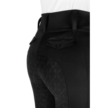 Leggings con fondo in silicone Equithème Alizé donna Nero