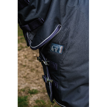 Coperta da esterno Equithème Anatomic combo 1200 D Marina Blu marino