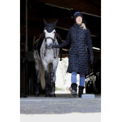 Cuffia Je t'aime Equithème Mae Blu / grigio