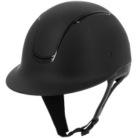 Casco Equithème Soazy opaco nero lucido Nero / nero