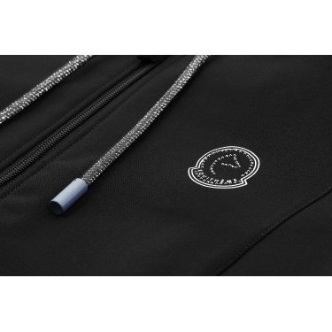 Giacca Softshell Je t'aime Equithème Victoria donna Nero