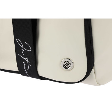 Borsa da weekend Je t'aime Equithème Ecrù Bianco