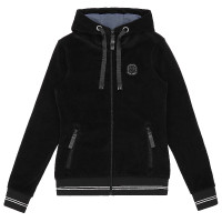 Pile in velluto Je t’aime Equithème Coline donna Nero