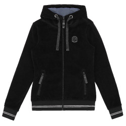 Pile in velluto Je t’aime Equithème Coline donna Nero Pile in velluto Je t’aime Equithème Coline donna Nero