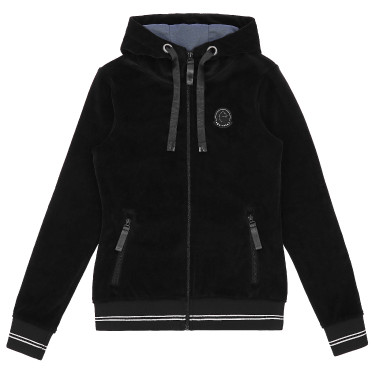 Pile in velluto Je t’aime Equithème Coline donna Nero Pile in velluto Je t’aime Equithème Coline donna Nero