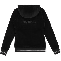 Pile in velluto Je t’aime Equithème Coline donna Nero Pile in velluto Je t’aime Equithème Coline donna Nero
