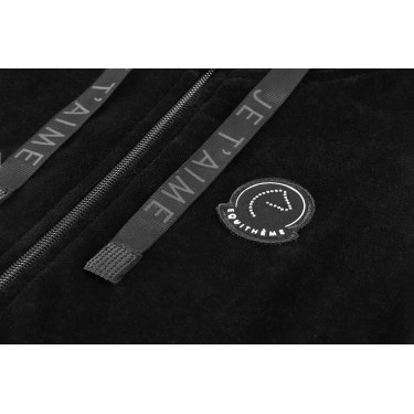 Pile in velluto Je t’aime Equithème Coline donna Nero Pile in velluto Je t’aime Equithème Coline donna Nero