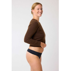 Perizoma Aphrodite flusso leggero Smoon Nero