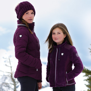 Parka donna Parola Flags & Cup Prugna Viola
