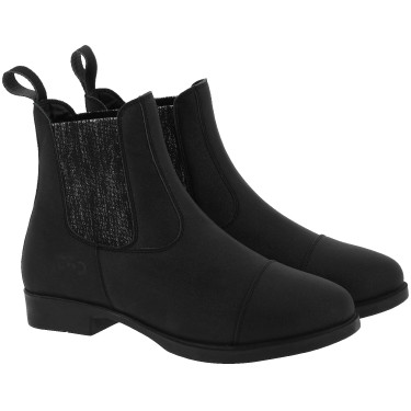 Stivaletti sintetici Riding World Glitter Bambino Nero