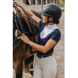 Polo Equithème Tokyo Marina Blu marino