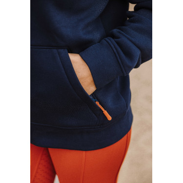 Felpa Equithème Originals Gabriel donna Marina Blu marino