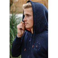 Felpa Equithème Originals Gabriel donna Marina Blu marino