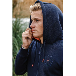 Felpa Equithème Originals Gabriel donna Marina Blu marino