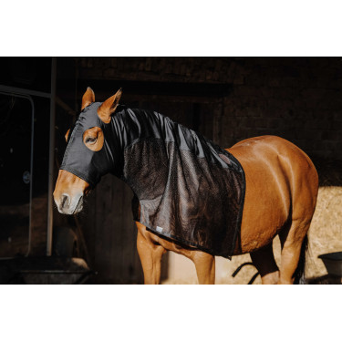 Protección de cuello integral Equithème Lycra/Mesh Nero