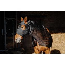 Protección de cuello integral Equithème Lycra/Mesh Nero