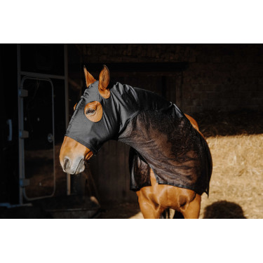 Protección de cuello integral Equithème Lycra/Mesh Nero