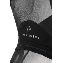 Maschera anti-mosche anti-UV Equithème Zipper Nero
