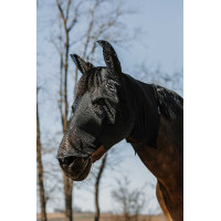 Maschera anti-mosche anti-UV Equithème Hood Nero