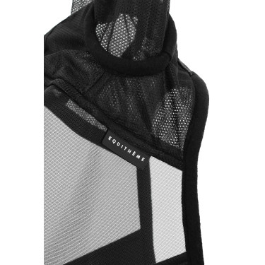 Maschera anti-mosche anti-UV Equithème Anatomic Nero