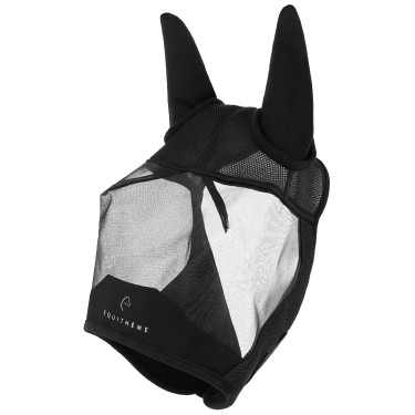 Maschera anti-mosche anti-UV Equithème Mesh Nero