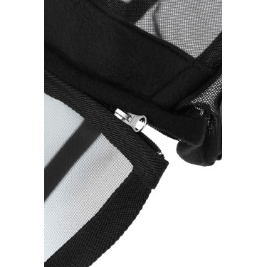 Máscara anti-moscas anti-UV Equithème 2 en 1 Nero